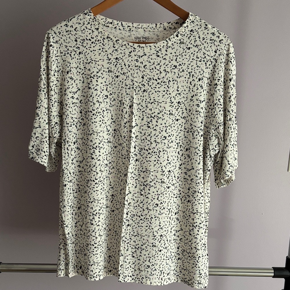 Nine West Speckled Patterned Shirt